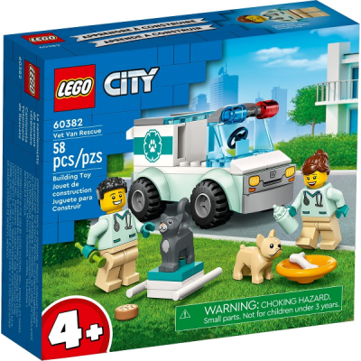 LEGO CITY La camionnette de secours vétérinaire 2023